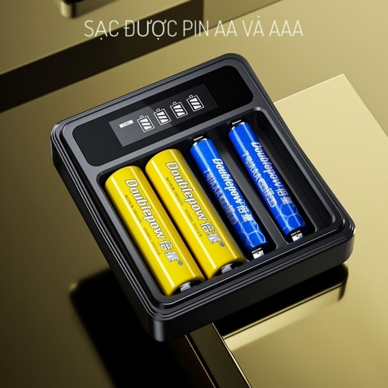 Pin sạc aa 1.5v 3400mWh cùng bộ sạc