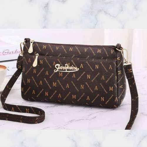 Túi xách nữ đeo chéo Quảng Châu, rẻ, đẹp, nhiều ngăn, nhỏ gọn, mang đi chơi, size 24cm, túi xách Moon