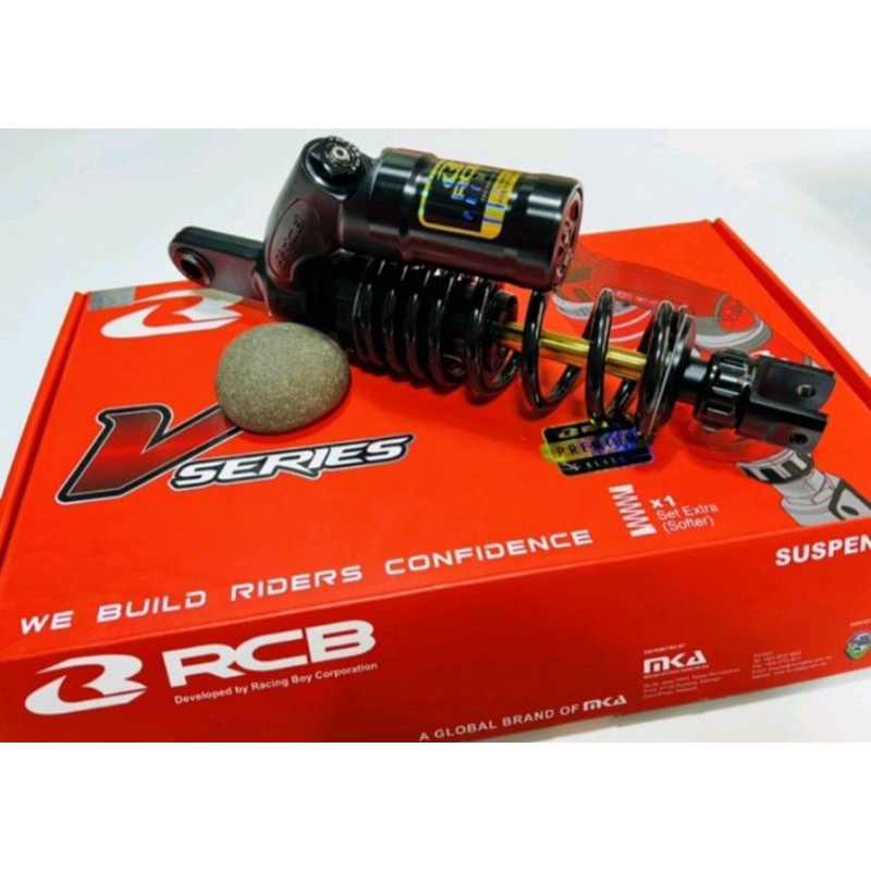 Phuộc RCB full Đen Ty Vàng cho Vario, Click, Vision ..Hàng chính hãng RACINGBOY