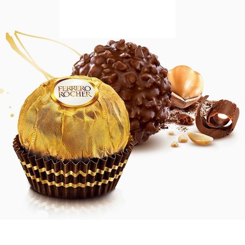 Kẹo Socola Kem Hạt Dẻ Ferrero Rocher Đức 200g - 16 viên