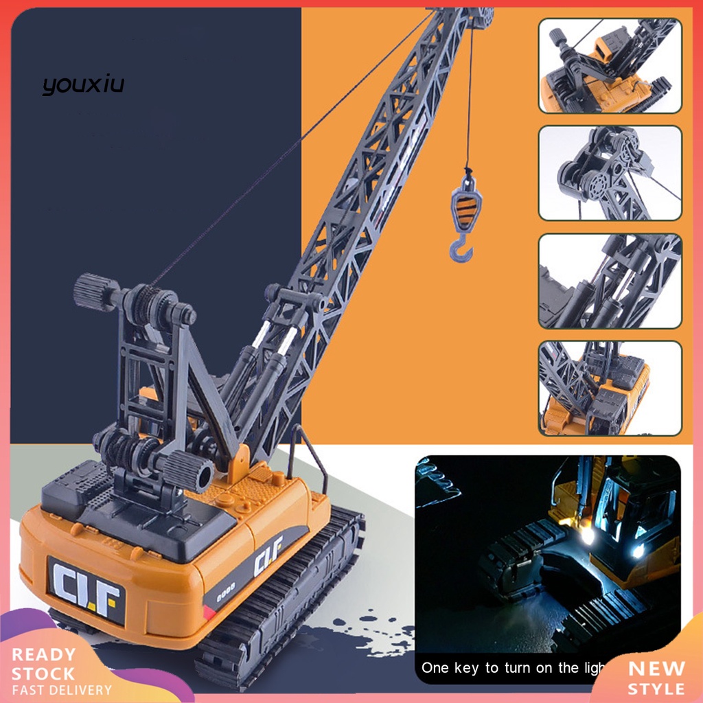 Xe Cần Cẩu Đồ Chơi Bằng Nhựa Tỉ Lệ 1: 40 Dành Cho Bé