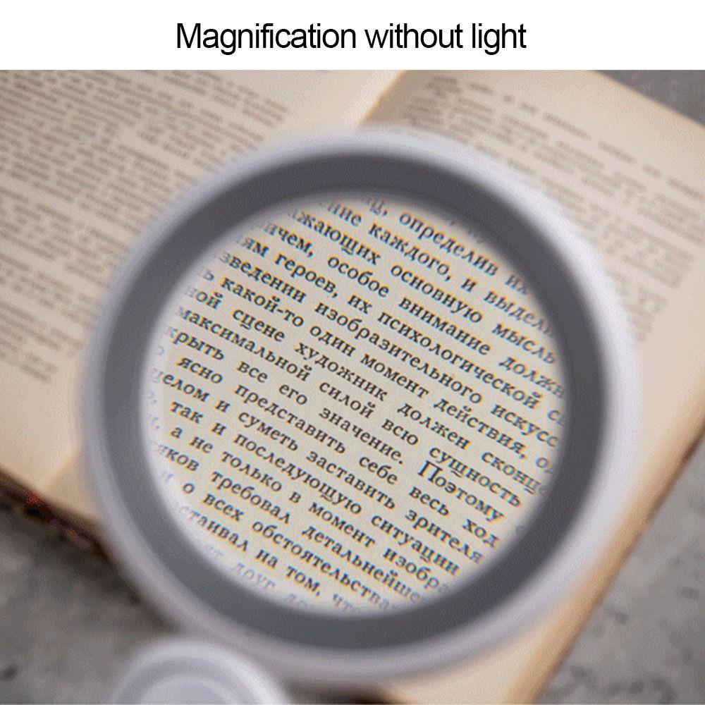 KRNY Kính Lúp Mới Với 21 Đèn Led Dùng Cho Sửa Chữa 8X
