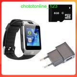 Bộ Đồng Hồ Thông Minh SMART WATCH UWATCH DZ09 + Tặng 1 Thẻ Nhớ Micro Sd 8gb Và 1 Cóc Sạc Điện Thoại