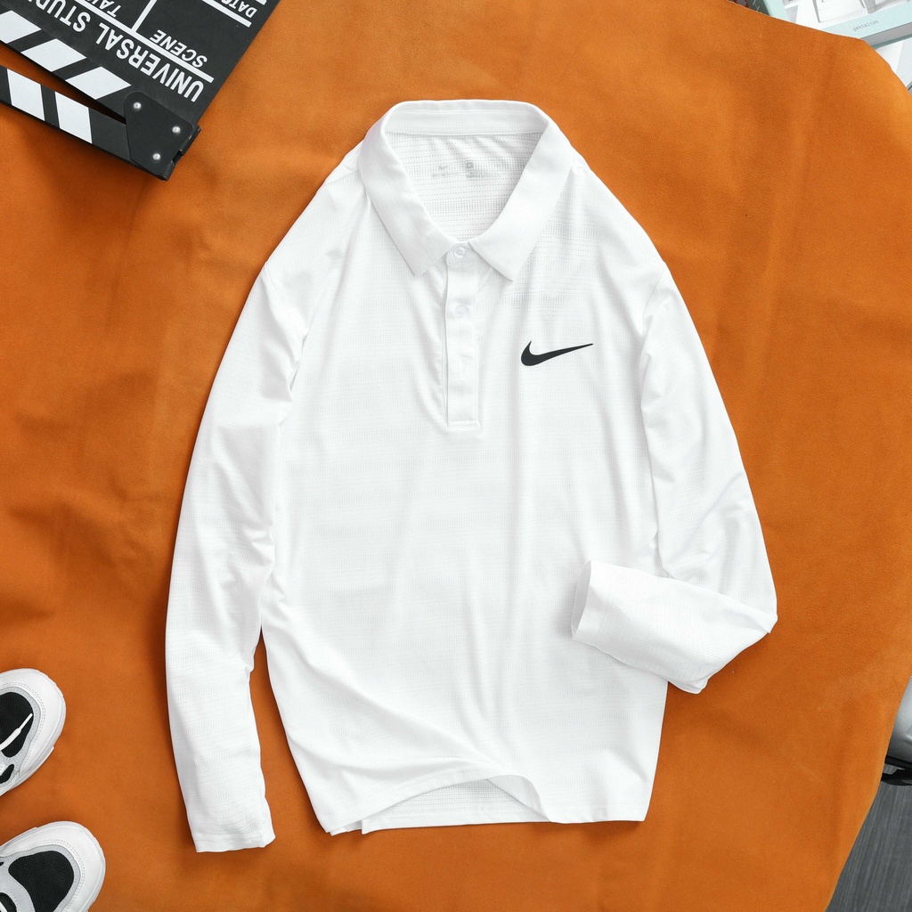 ÁO GOLF TRƠN DÀI TAY CỐ BẺ, LỖ KIM, HÀNG QC CAO CẤP