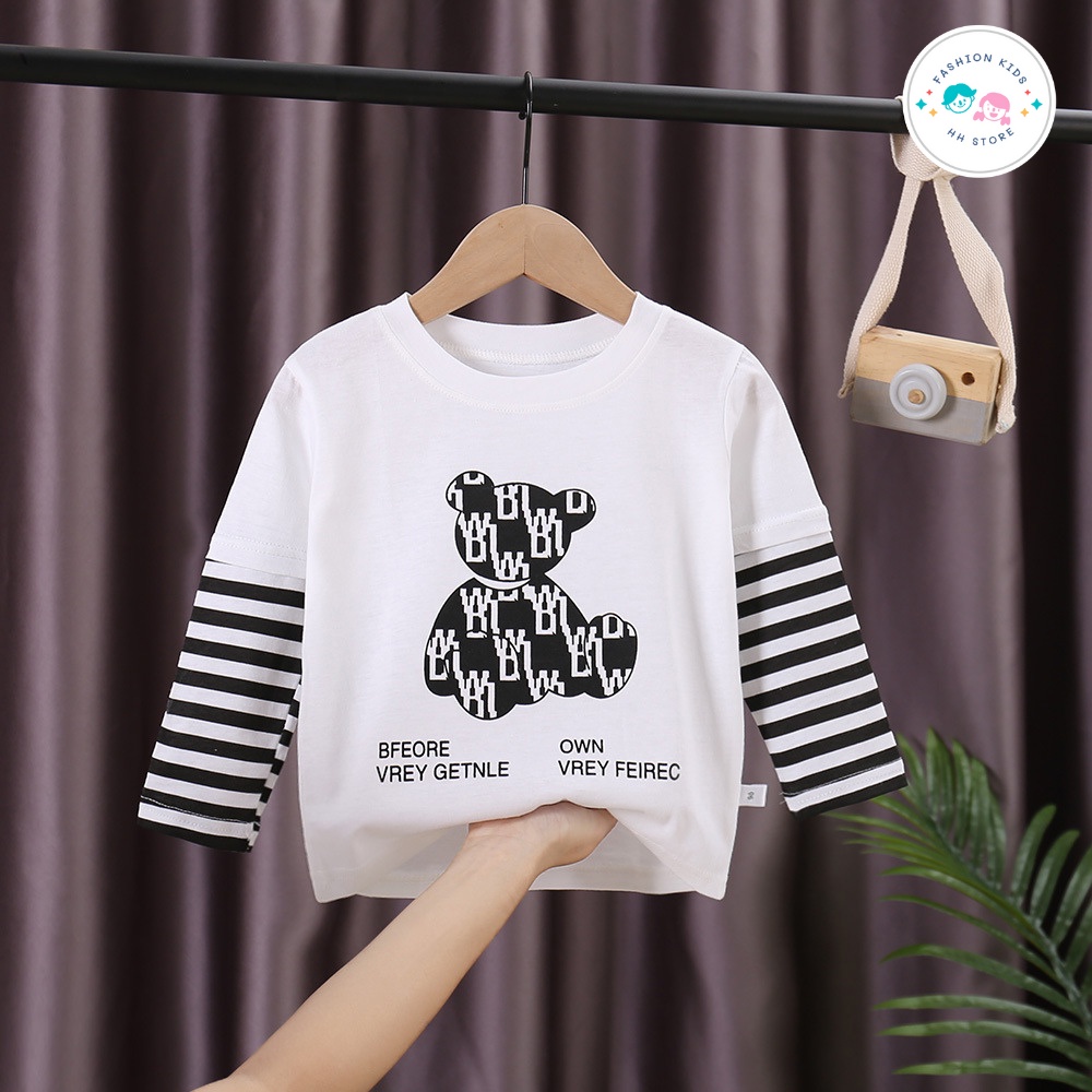 Áo Thun, Áo Dài Tay Bé Gái, Bé Trai Cotton, Áo Thu Đông Cho Bé  Từ 2,3,4,5,6 Tuổi