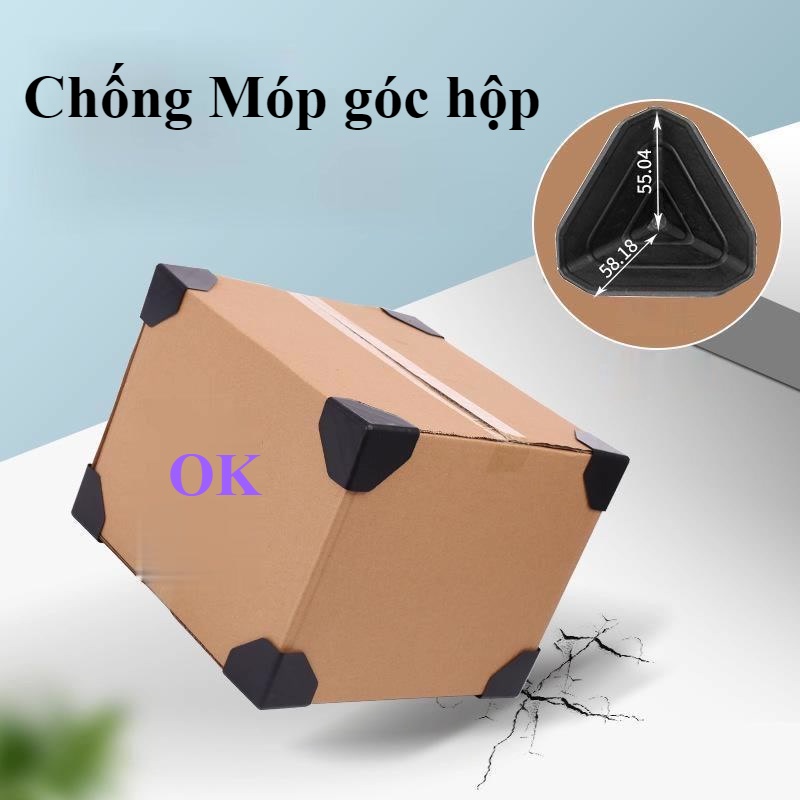 Nhựa Bảo Vệ Góc Thùng Carton - Đóng Gói Góc Bảo Vệ Bao Bì Đồ Nội Thất - Chống Va Chạm Góc Nhựa Bốn MặT