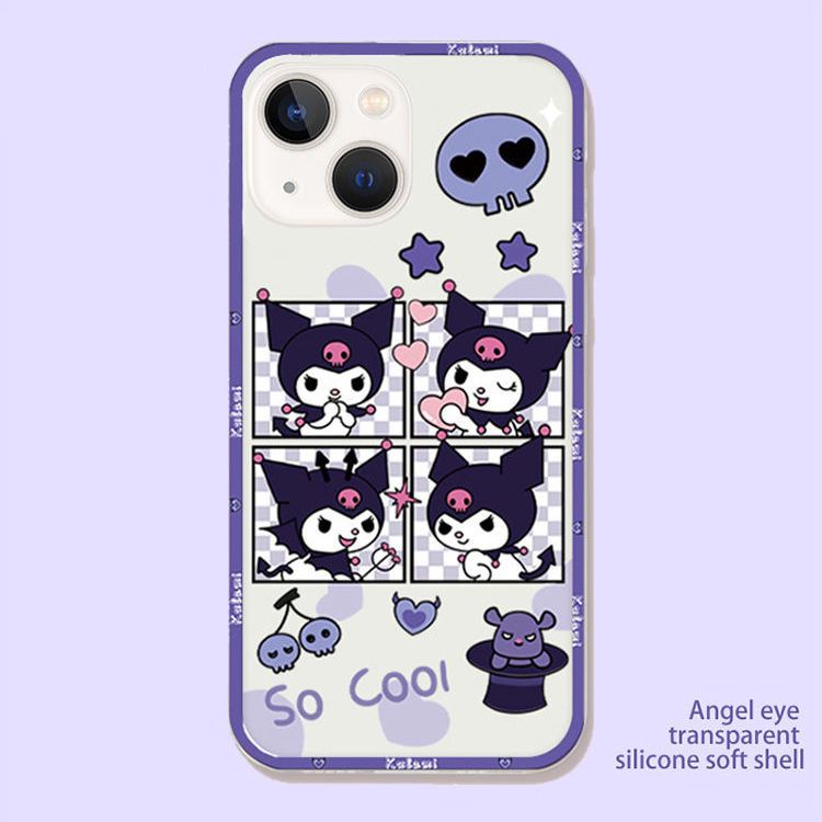 Ốp Điện Thoại Hình kuromi Melody Dễ Thương Cho IPhone 14 13 12 PRO 12 mini 11 PRO Max Xs Max XR 6 7 8 Plus SE2020