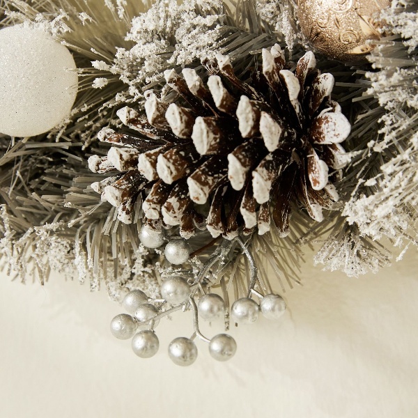 Vòng nguyệt quế treo trang trí noel, vòng trang trí Giáng sinh phong cách Bắc Âu - Gọn Decor