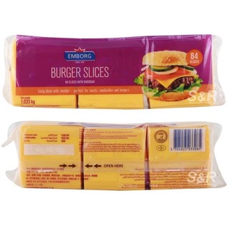 Phô mai lát Burger Slices Emborg