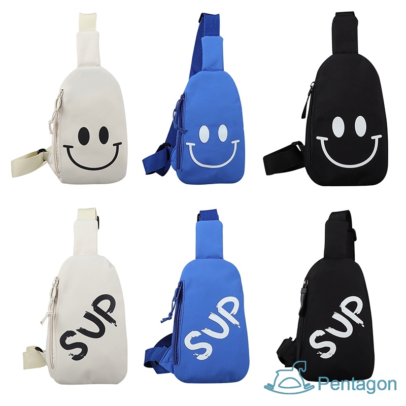 Túi Đeo Chéo Ngực Nhỏ Xinh In Chữ Thời Trang Cá Tính Cho Bé