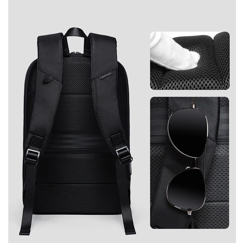 Balo Đi Học Đựng Laptop 15.6 Inch Có Thể Mở Rộng Nhẹ Nhàng Mới Cho Nam