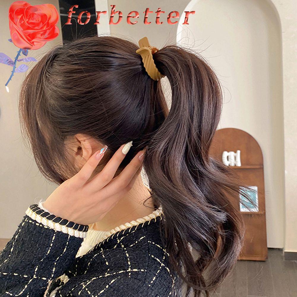 Kẹp tóc đuôi ngựa nhiều màu sắc tùy chọn phong cách Hàn Quốc cổ điển cho nữ