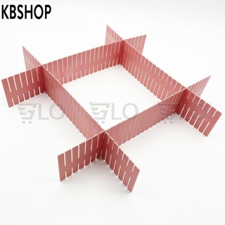 Combo 4 thanh nhựa chia vách ngăn tủ giúp sắp xếp đồ đạc gọn gàng