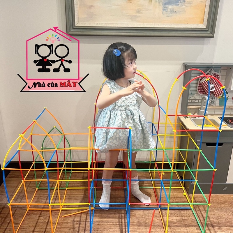 Bộ ghép hình sáng tạo 4D cho các bé từ 3 tuổi