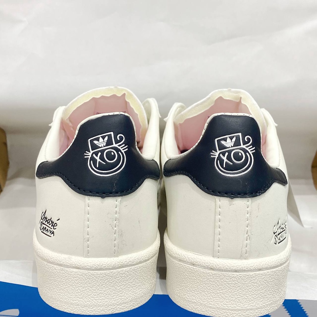 Giày thể thao Adidas Superstar X André Saraiva 'Cream' hot trend 2022