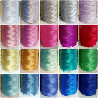 (30 màu) Sợi rayon thái se 0.7mm, bóng, mềm, đan móc áo váy.
