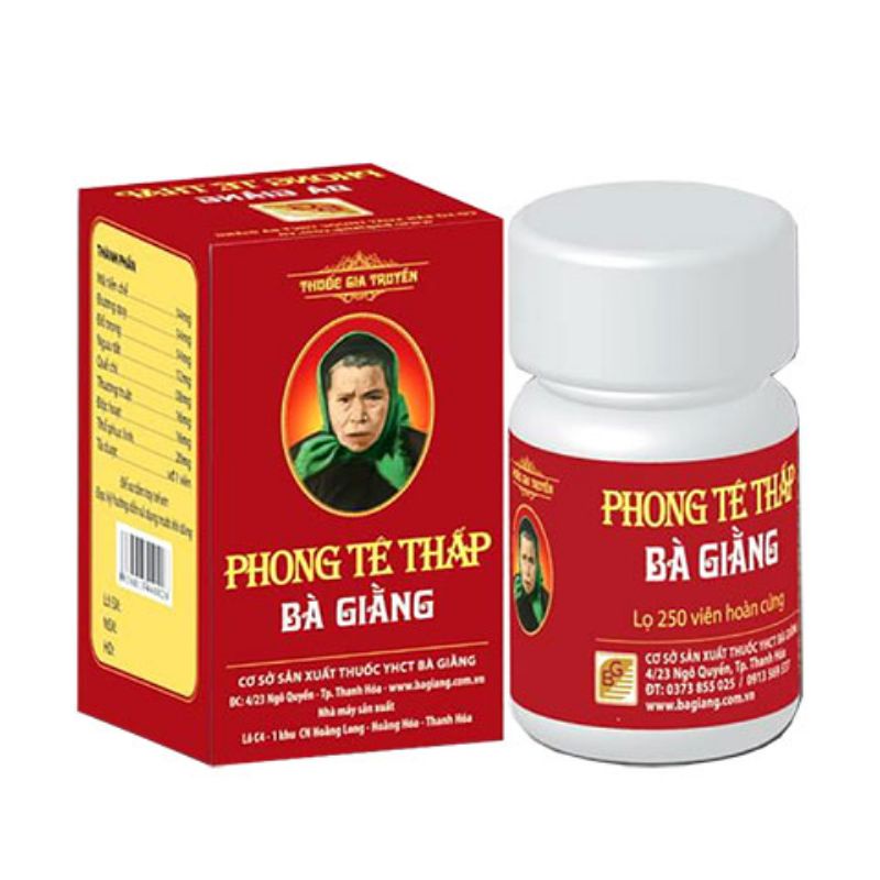 Phong tê thấp bà giằng - Xoa bóp thảo mộc Phong Thấp