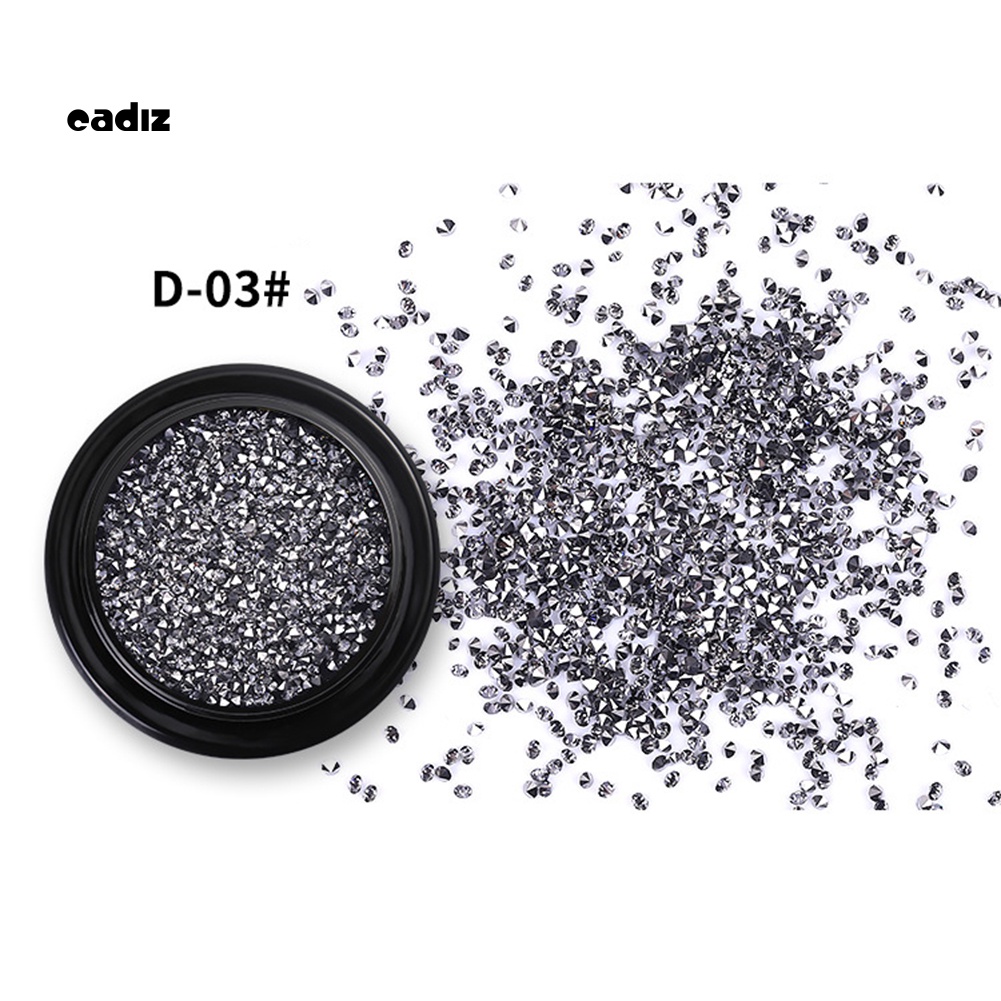 Hộp Phụ Kiện Đá Lấp Lánh Trang Trí Móng Nghệ Thuật