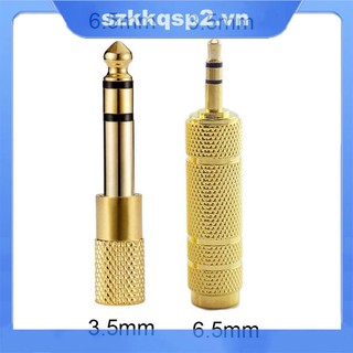Bộ chuyển đổi âm thanh Bộ chuyển đổi loa 6.5mm Giắc âm thanh nổi Nam sang 3.5mm Đầu nối nữ Bộ khuếch đại tai nghe AV Micro VNK2