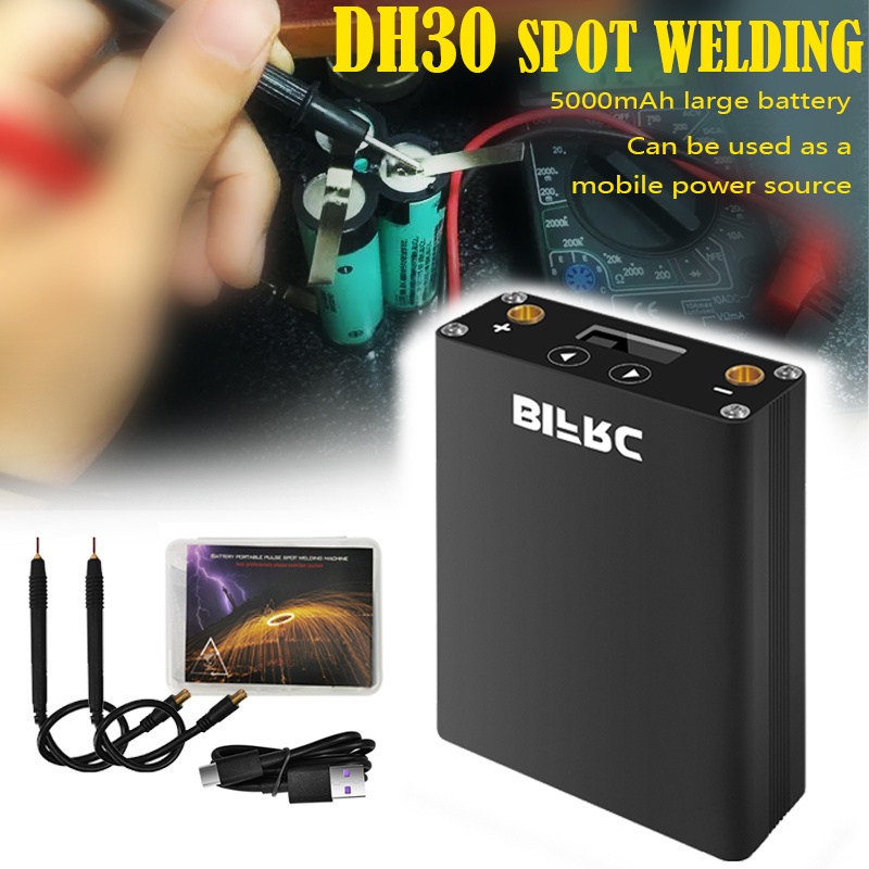 DH30 điều chỉnh 30 bánh răng điểm máy hàn 5500mAh chất béo 0.91 inch OLED cho thấy máy hàn điện máy hàn