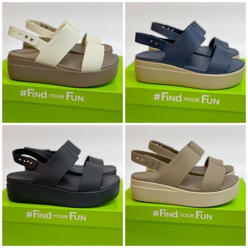 Sandal croc Booklyn về nhiều màu, mẫu mới nhất năm 2022