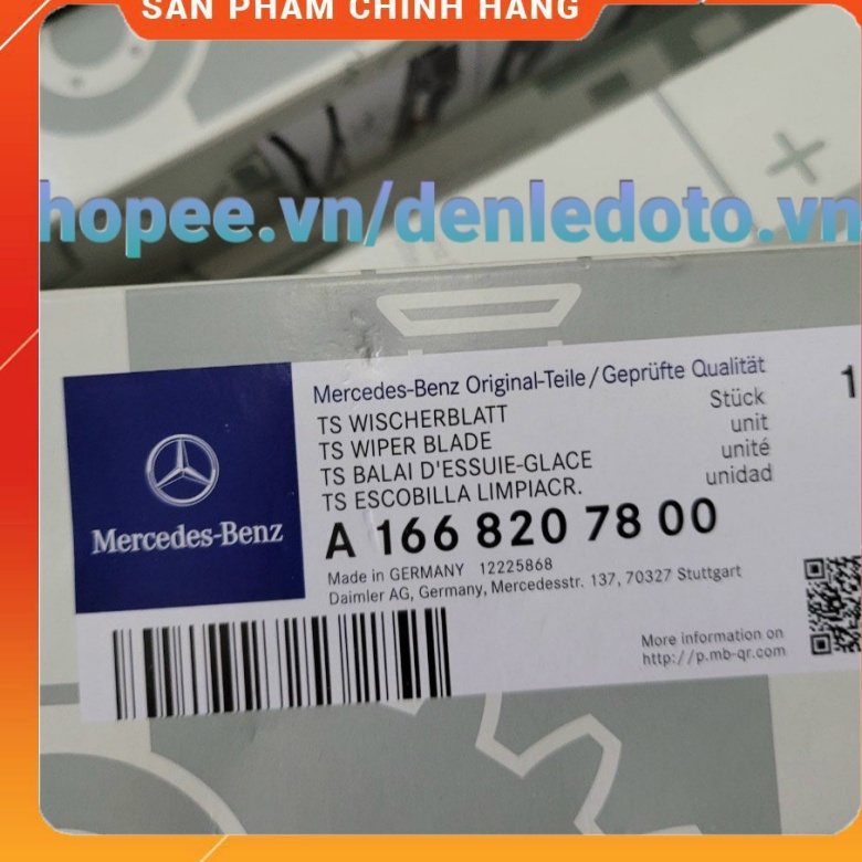 Gạt Mưa Ô tô phía sau dành cho Mercedes-Benz (Có tất cả các dòng Merc C, E, S Class, G,...)