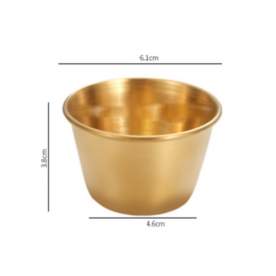 Khay Inox, Chén Inox Mạ Vàng Sang Trọng Dụng Cụ SPA - TMV ShopSpa8888