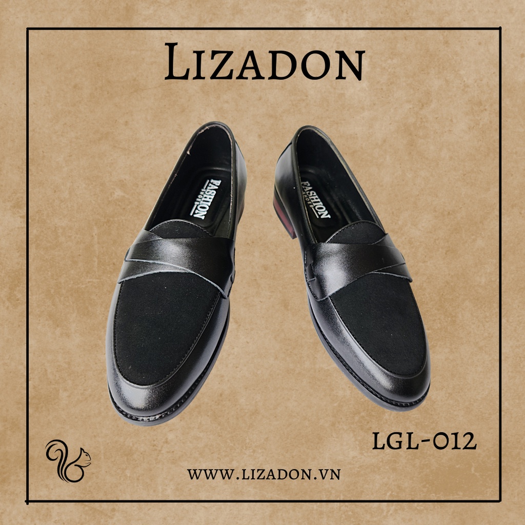 Giày Lười Nam Da Bò Cao Cấp Hàng Hiệu LIZADON LGL 012 - Bảo Hành 12 Tháng - Giày Tây Nam