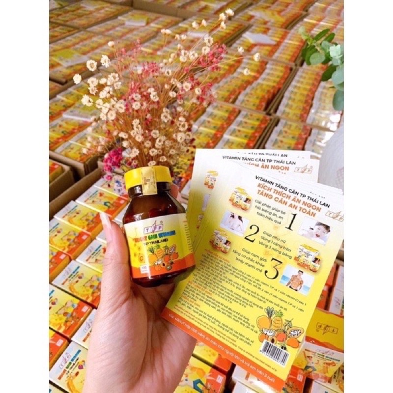Com bô 3 hộp Vitamin Tăng cân TP thái lan 100 viên chính hãng
