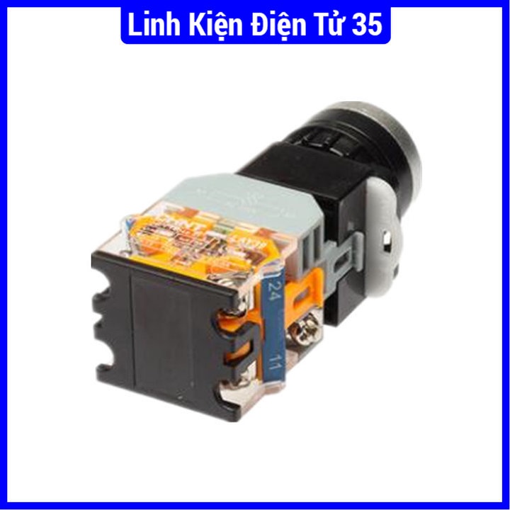 Nút nhấn giữ có đèn LA38 380V-10A 2 thường mở chất lượng tốt, giá rẻ