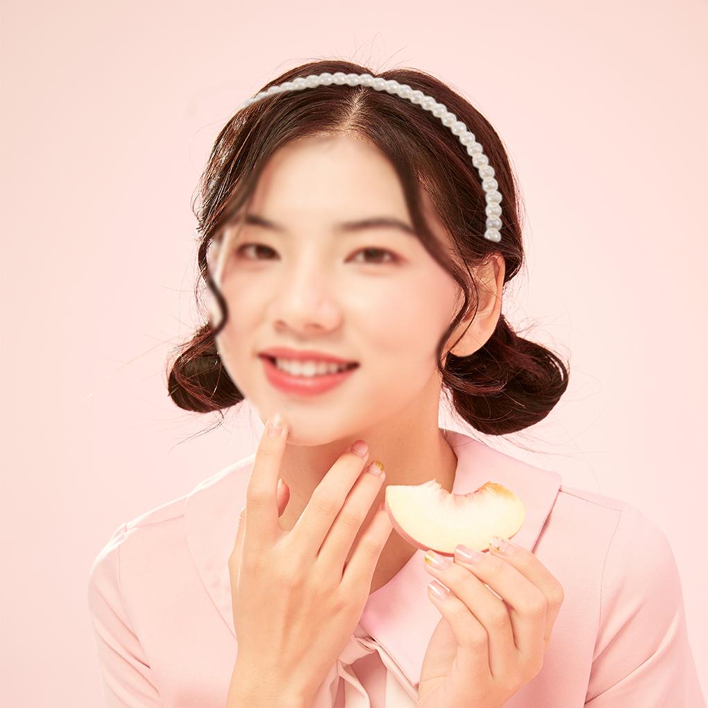 Băng Đô Cài Tóc Đính Ngọc Trai Nhân Tạo Dễ Thương Tùy Chỉnh Thời Trang Cho Nữ