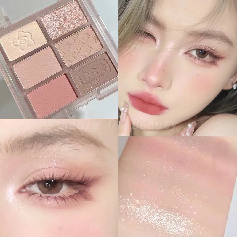 Phấn Mắt Dear 6 Ô Tone Màu Dễ Thương