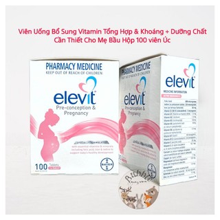 Vitamin tổng hợp dành cho mẹ bầu Elevit Úc hộp 100 viên