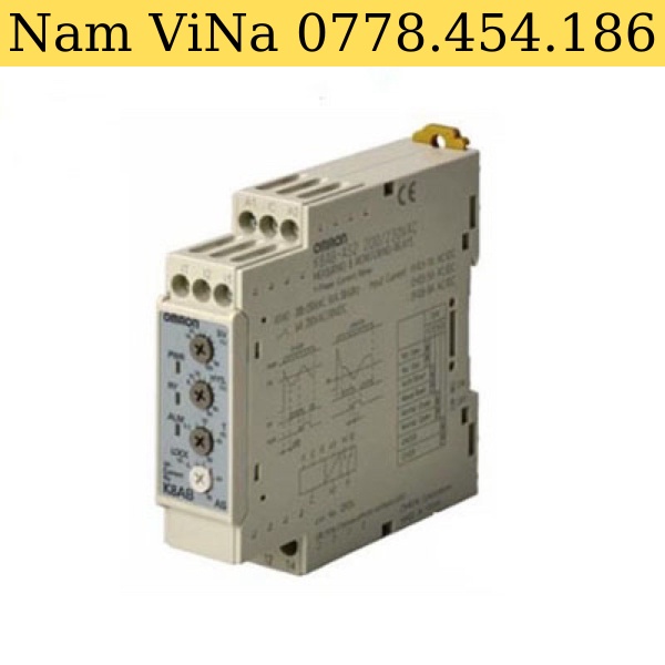 [Xuất vat] Rơ le bảo vệ pha và điện áp . K8AB-PM2 380/480VAC