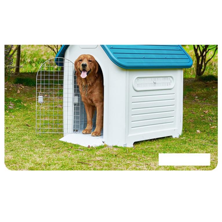 Nhà cho chó nhà nhựa ngoài trời chống nước size đại 115cm chó dưới 45kg
