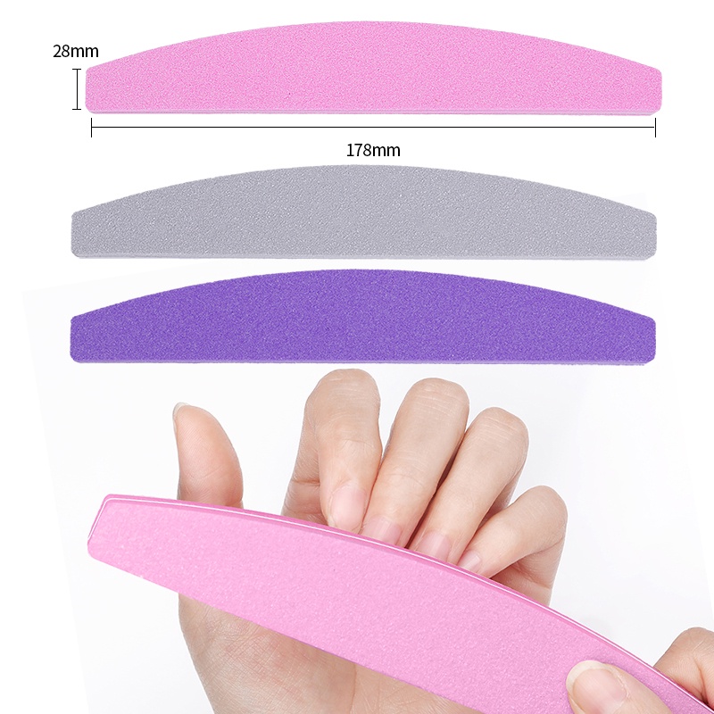 Set 10 dũa móng tay UR SUGAR hai mặt 100/ 180 grit chất lượng cao chuyên nghiệp