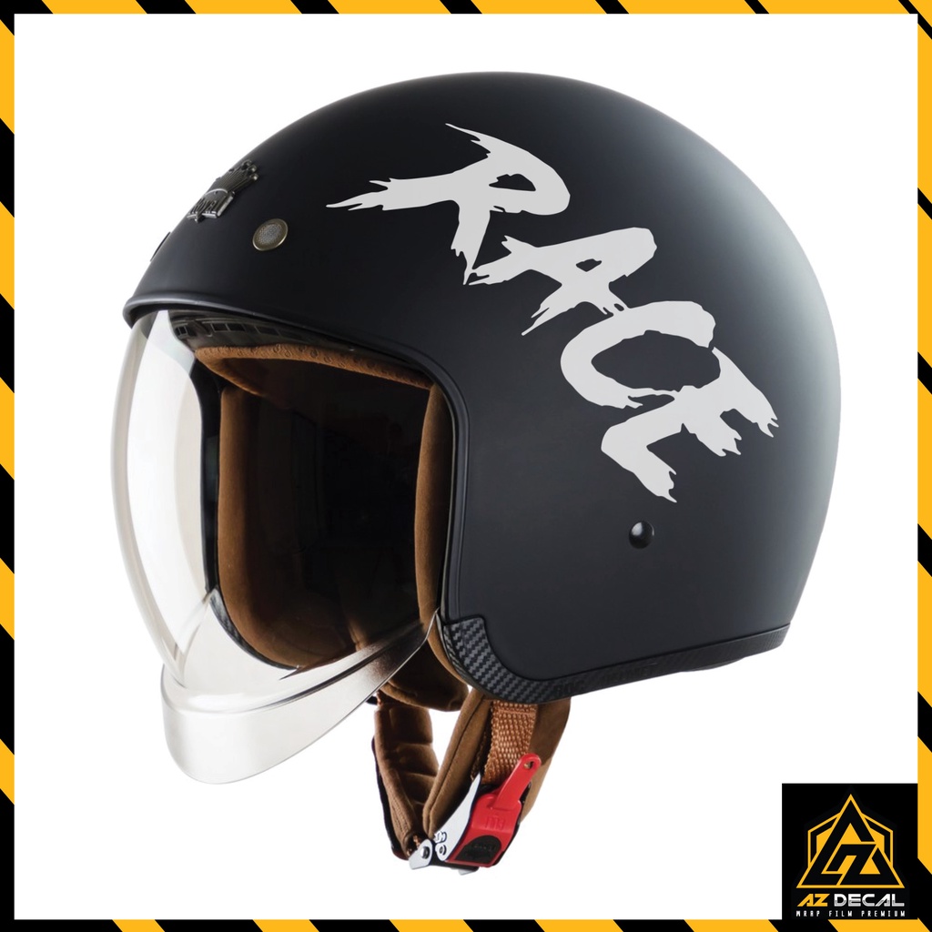 Tem Dán RACE Đổi Màu Phản Quang Hologram | DVT-RACE | Team Decal Sticker Hình Dán Xe Máy Cao Cấp