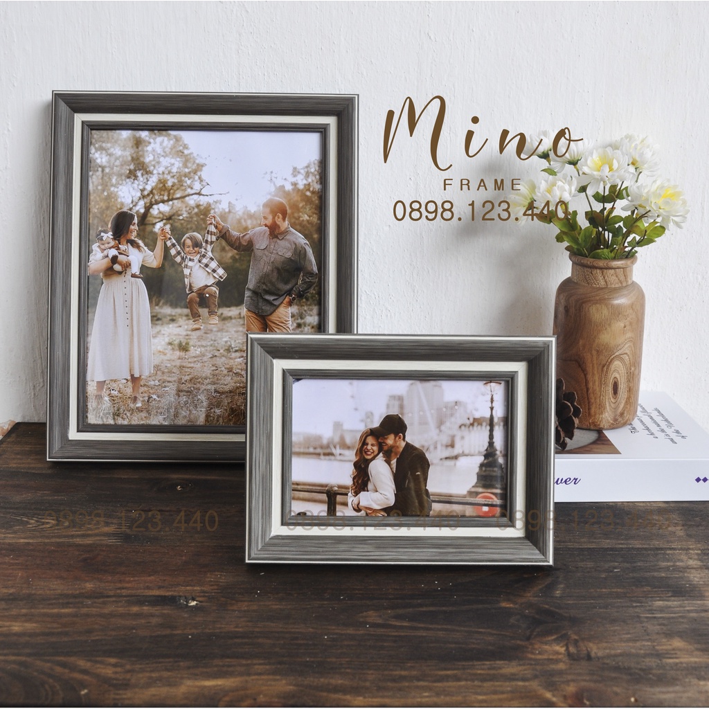Khung Ảnh Gỗ Nhiều Kích Thước Trang Trí Phòng Khách, Phòng Ngủ Mino Frame