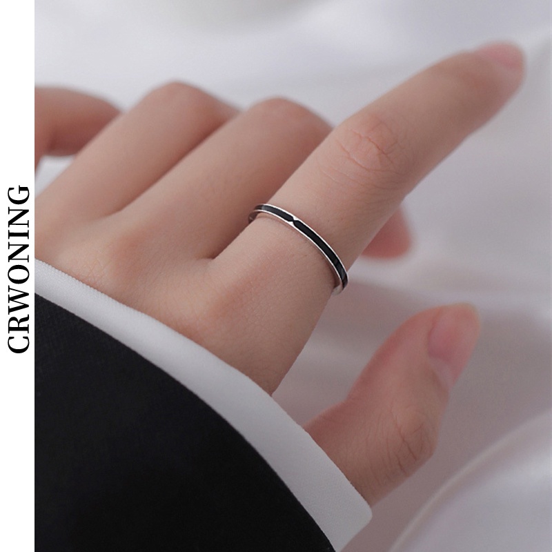 Nhẫn Hở Màu Bạc Thiết Kế Độc Đáo Thời Trang G114