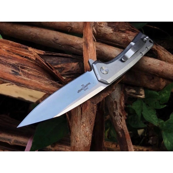 ZT 0808 Bỏ túi 3.25 "D2 Blade Steel Handle KVT Ball With outdoor Trại EDC