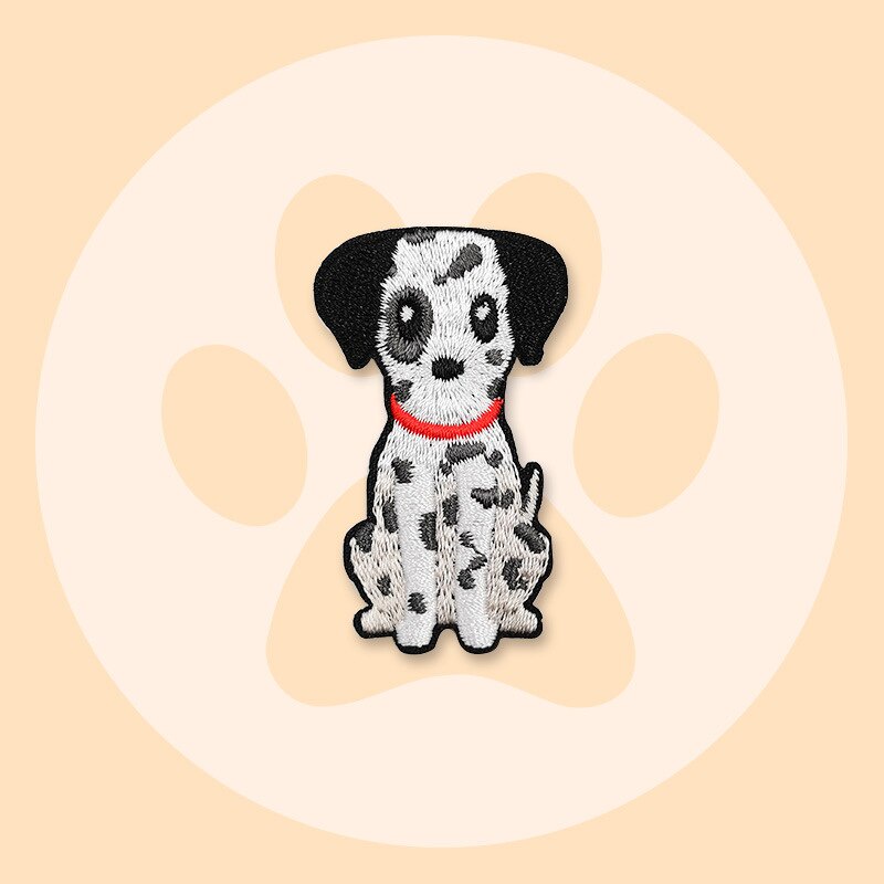 Sticker ủi thêu hình logo chú chó con Corgi Chibi dễ thương cute - Patch ủi quần áo balo H24