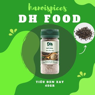 Tiêu đen xay DH Foods hũ 45gr thơm dậy mùi món ăn
