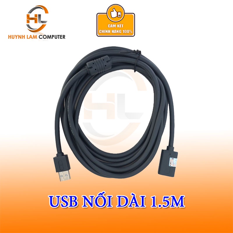 Cáp nối dài USB 1.5m Kingmaster KM046 chuẩn 2.0 - Chính hãng