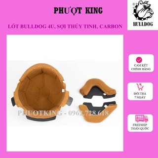 Bộ lót thay nón bảo hiểm 3/4 bulldog pero 4u, bulldog heli carbon