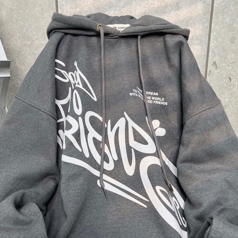 Áo Hoodie ONLY Chất Vải Nỉ Bông Form Rộng Unisex - Yowol.sg