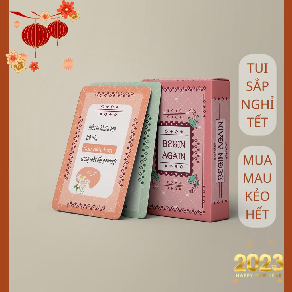 Bộ bài Begin Again, dùng cho cặp đôi để thấu hiểu nhau hơn, giải quyết những rắc rối hiểu lầm trong cuộc sống