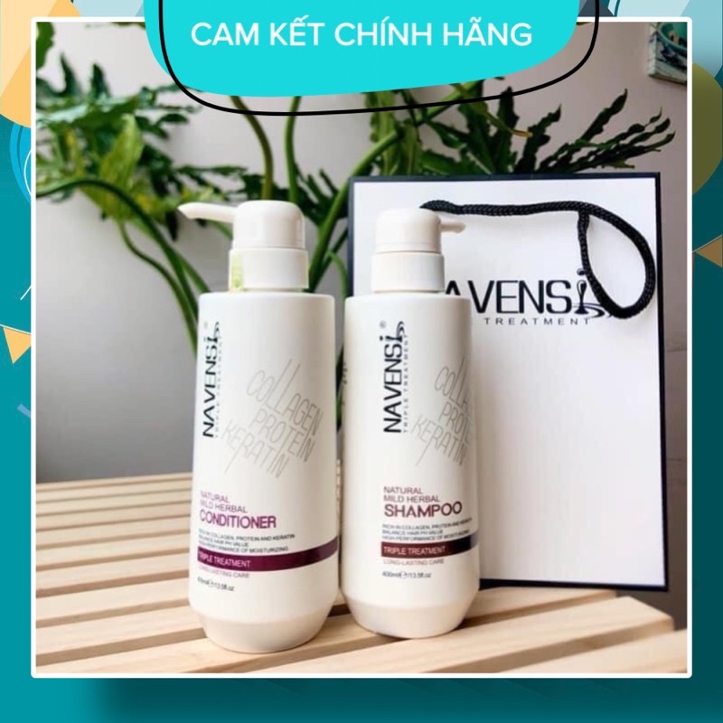 GỘI XẢ SIÊU DƯỠNG NAVENSI 450ml/750ml
