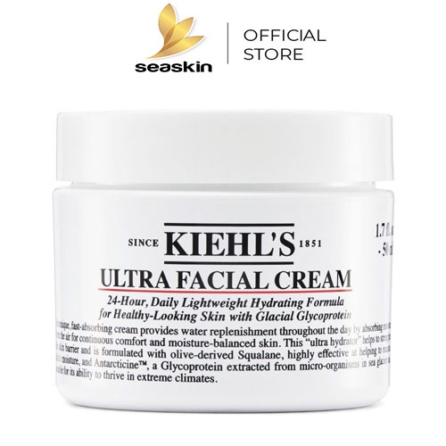 Kem Dưỡng Ẩm Kiehl’s Ultra Facial Cream Suốt 24 Giờ Phù Hợp Với Mọi Loại Da 125ml
