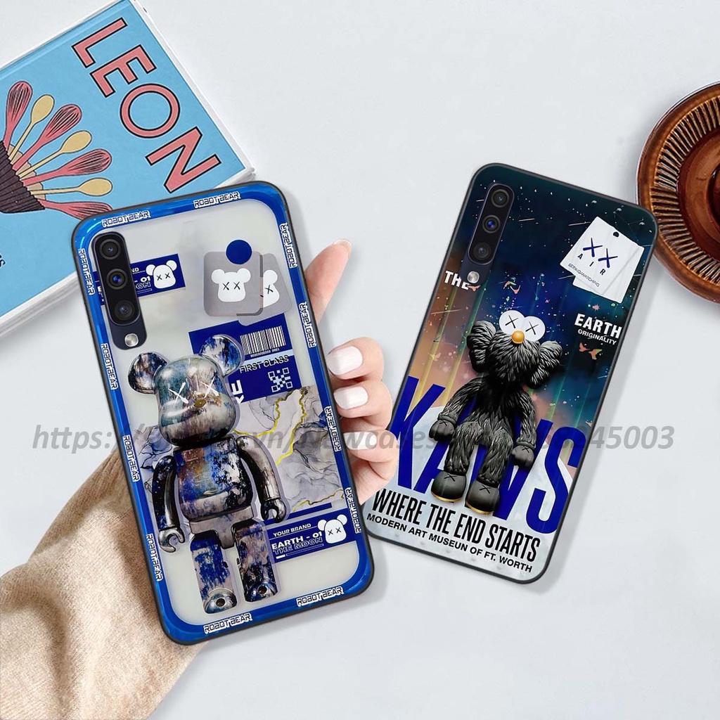 Ốp Samsung A30s / A50 / A50s / A70 in hình Bear Brick,K@ws,smile,...hot trend