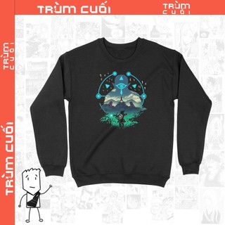 Áo sweater the legend of zelda: breath of the wild trùm cuối game, cotton 100% 2 màu nam nữ 0142
